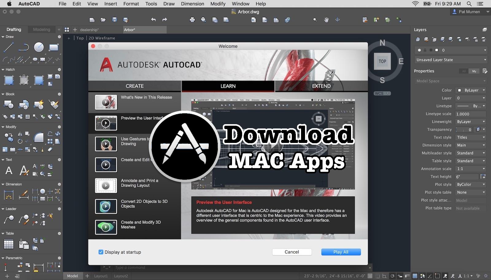 Autocad 2018 for mac free download