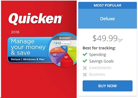 Quicken Deluxe, 2018, For Pc/mac, Traditional Disc/download